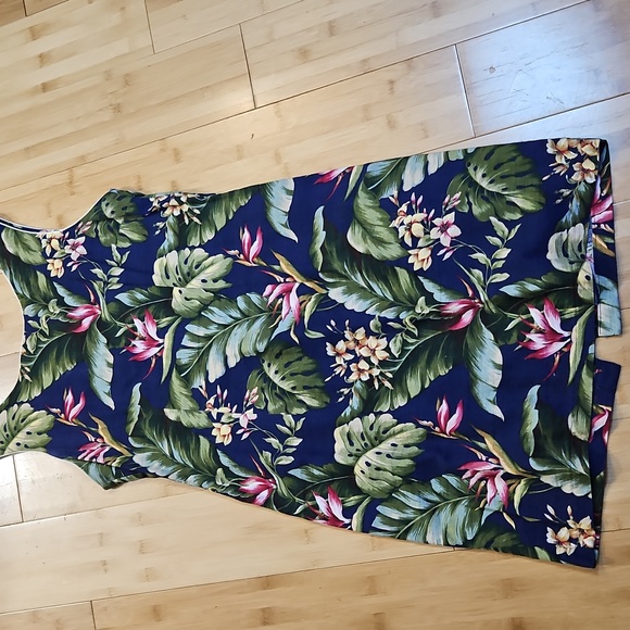ABC Hawaiian Tropical  Rare Made In Hawaii Dress - Picture 1 of 5